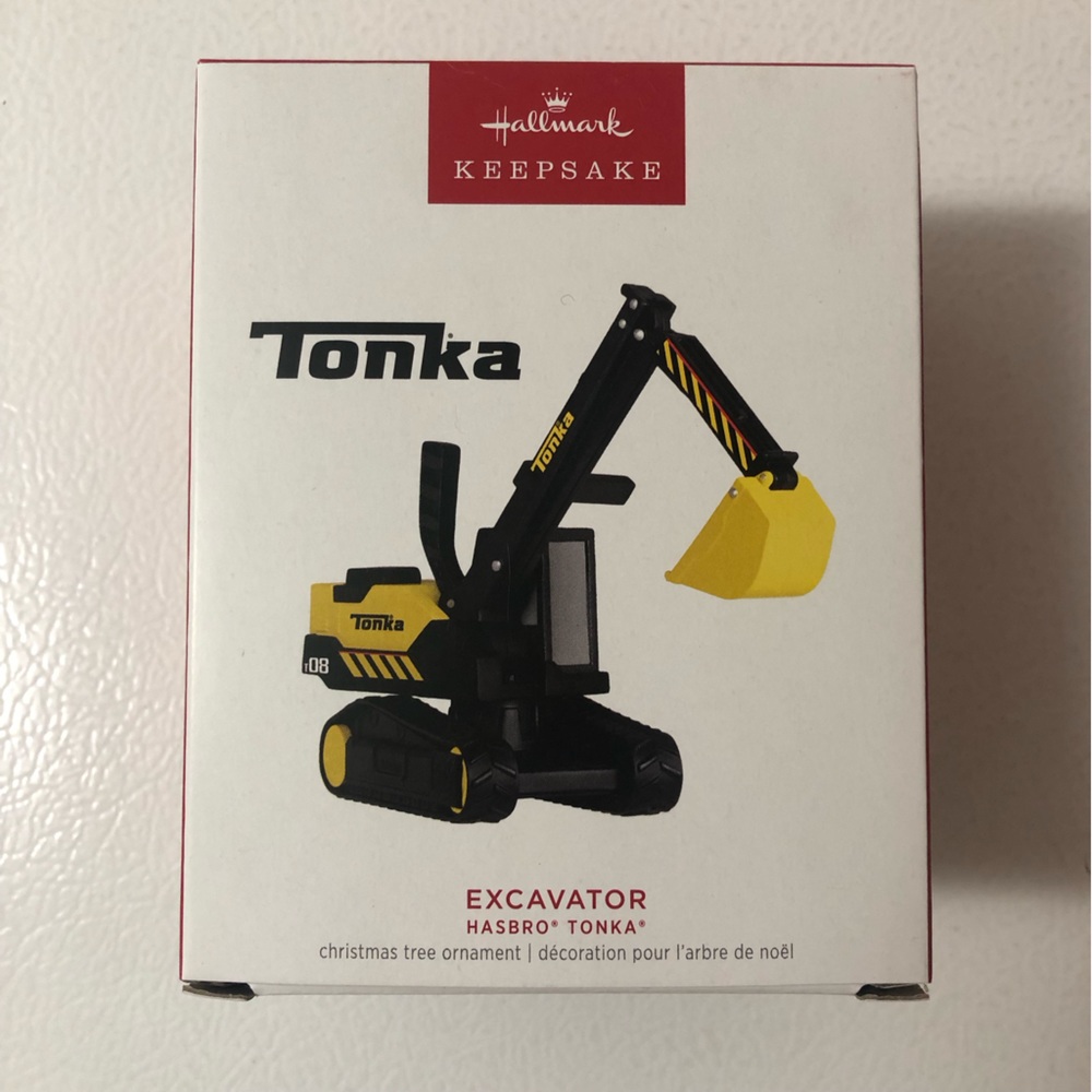 2023 Hallmark Keepsake Hasbro Tonka Excavator Christmas Ornament New In Box
